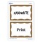 Avery Name Tags, Print or Write, Gold Border, 100 Adhesive Tags Per Pack, 4 Packs, 400 Total (05146)